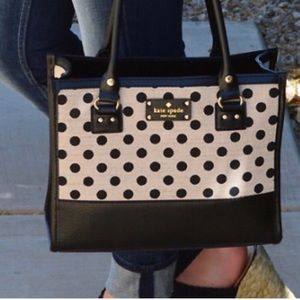Kate Spade Belltown Quinn Polka Dot Purse